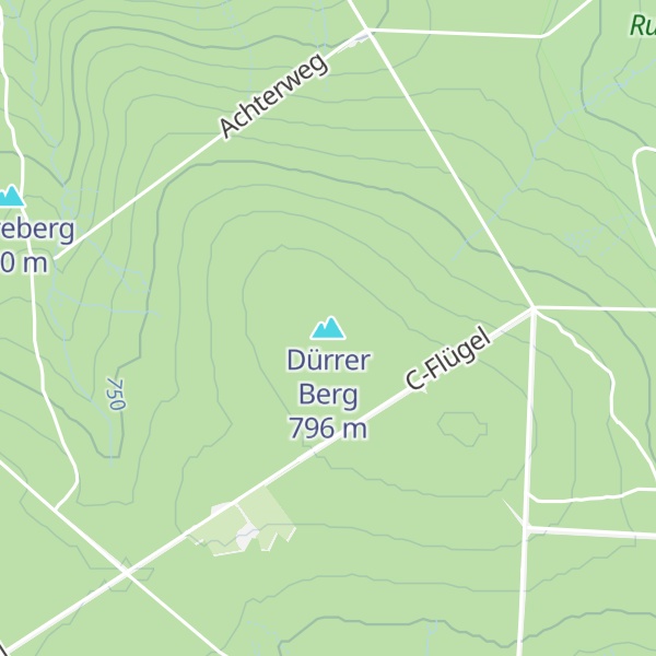 Map of Dürrer Berg