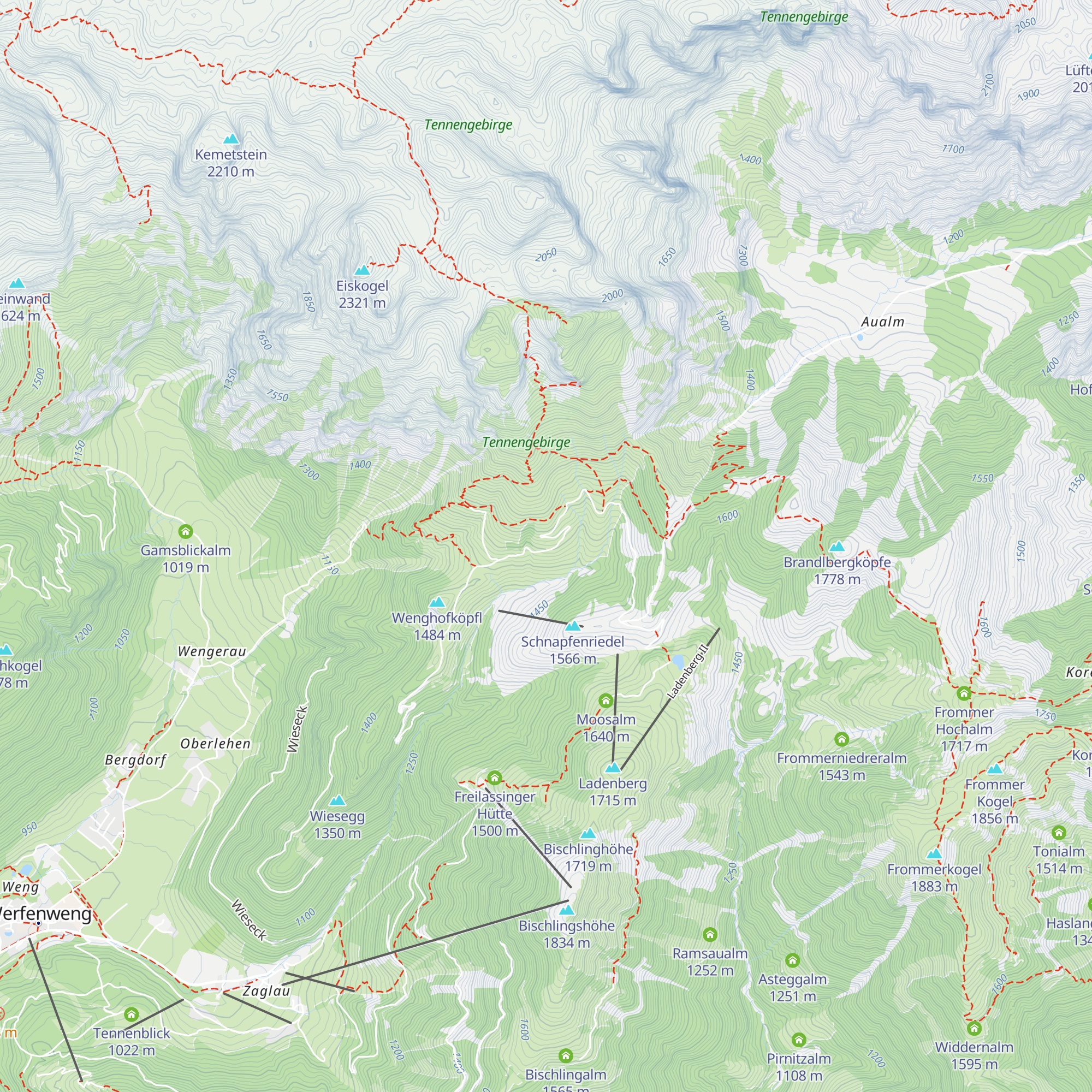 Sameralm map
