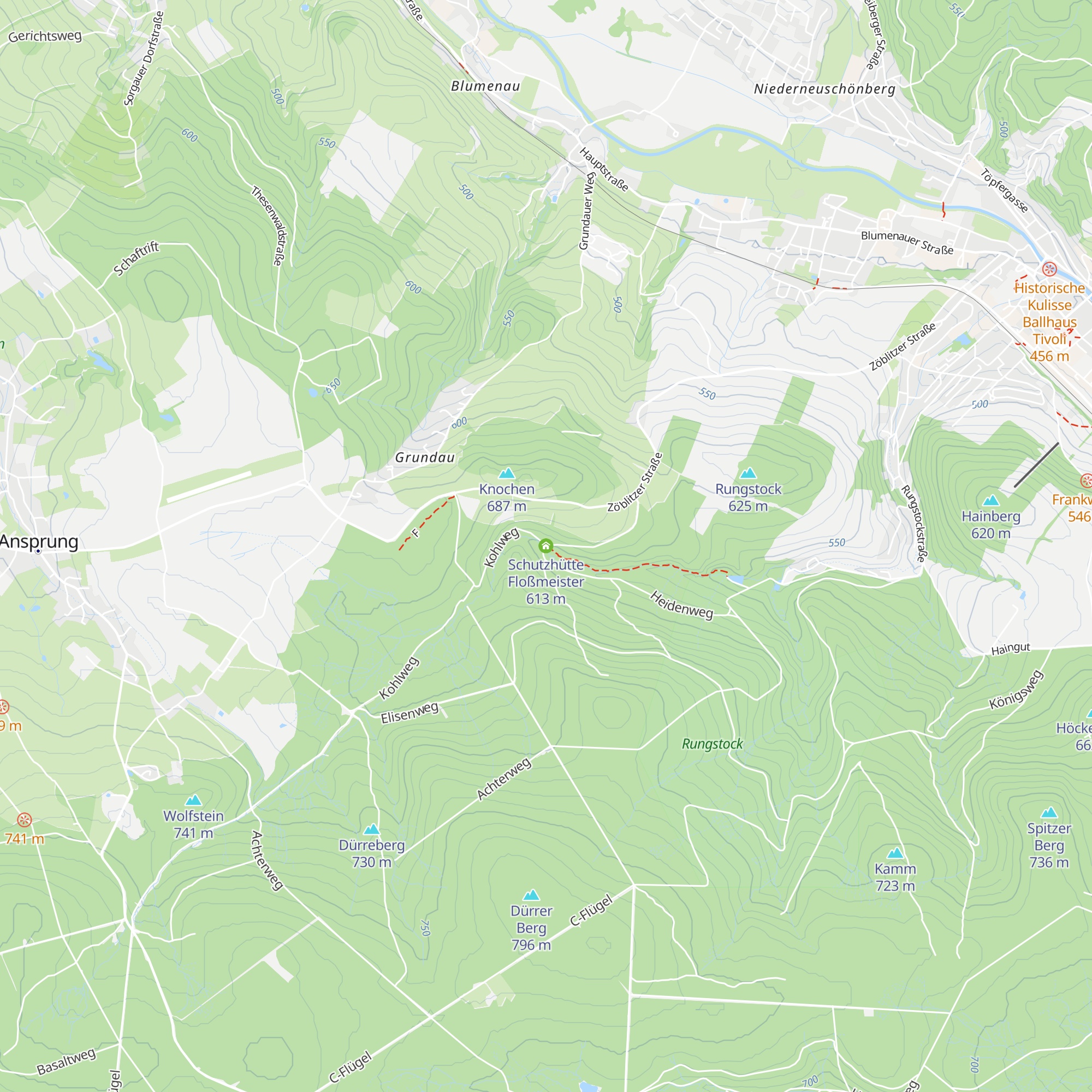 Schutzhütte Floßmeister map