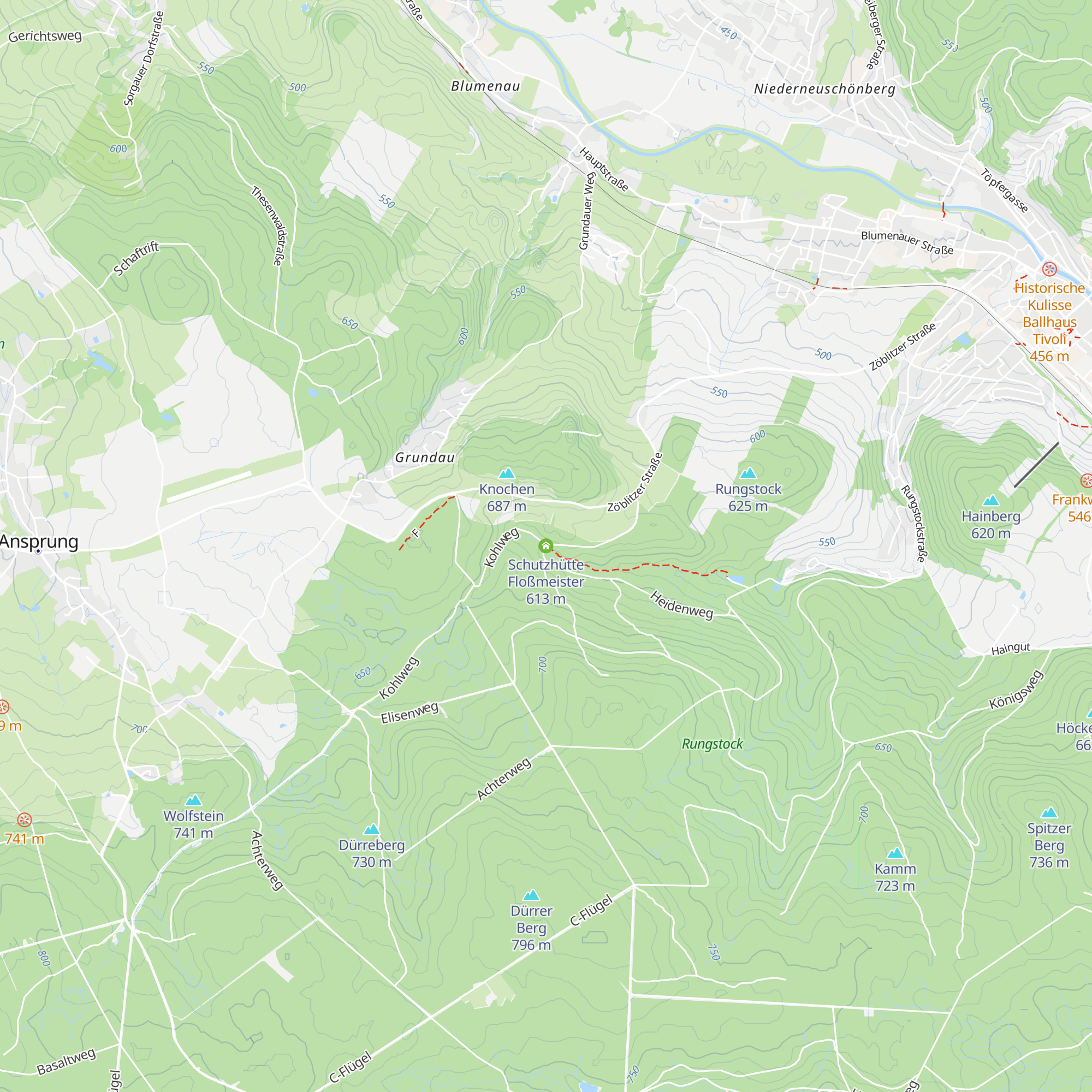 Schutzhütte Floßmeister map