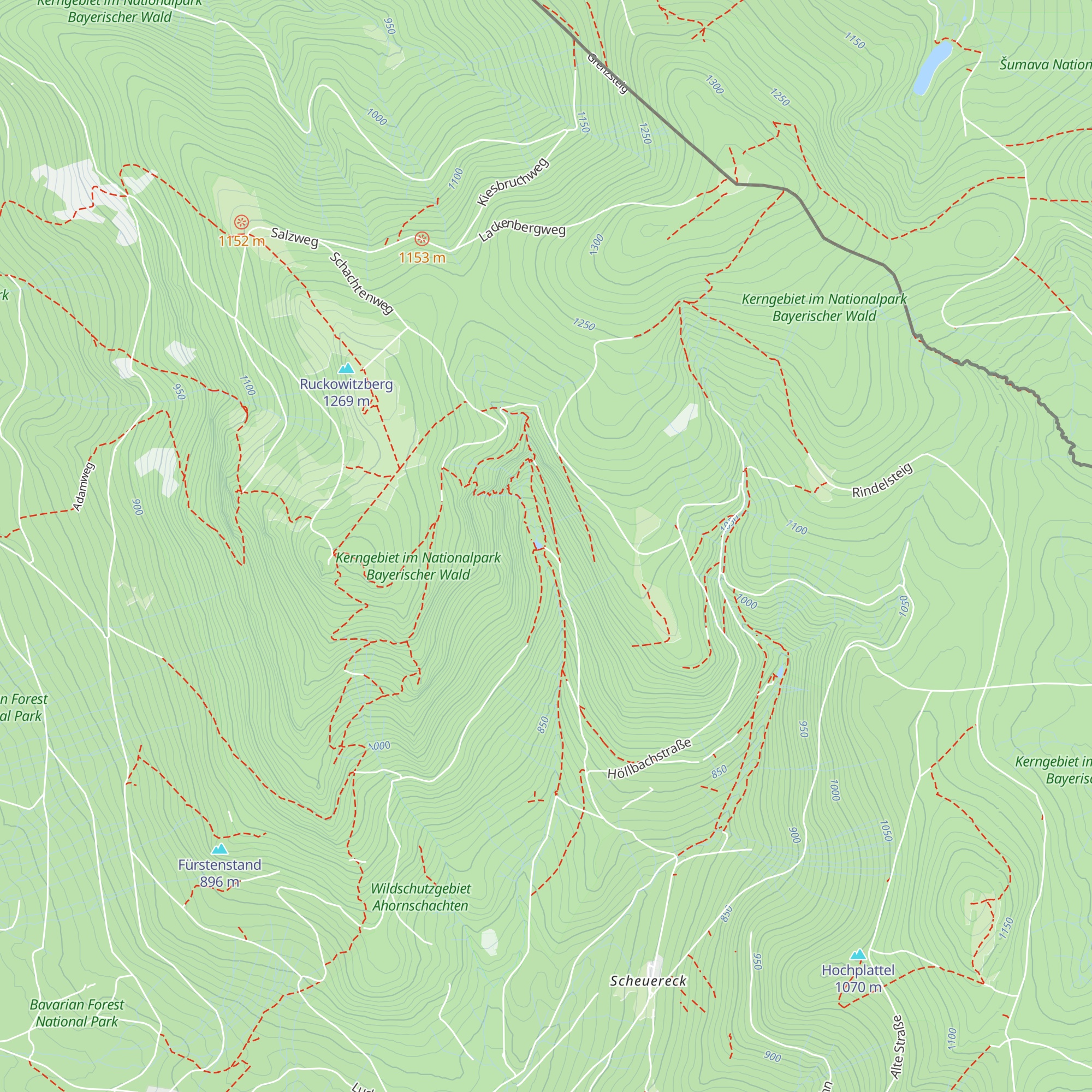 Höllbachschwellhütte map
