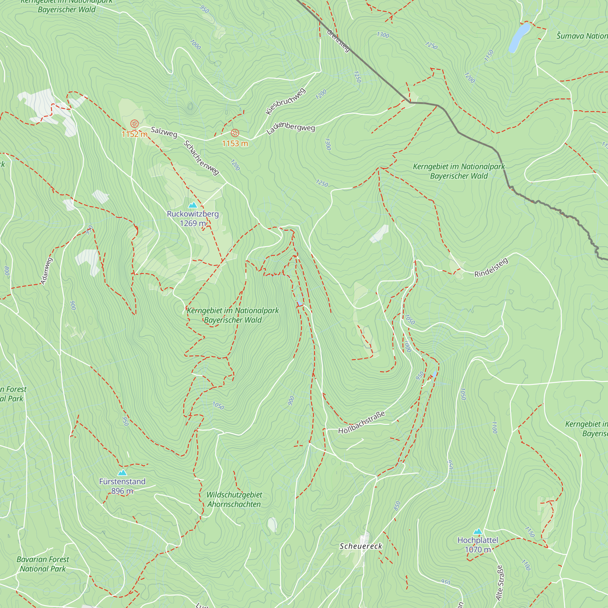 Höllbachschwellhütte map