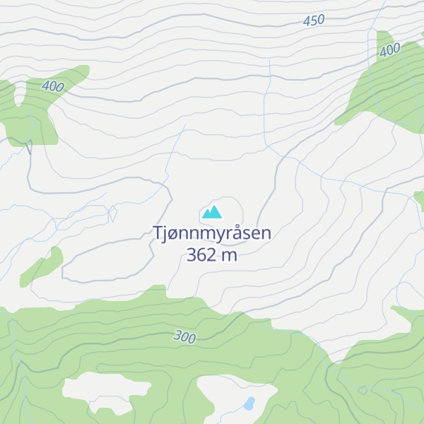 Map of Tjønnmyråsen