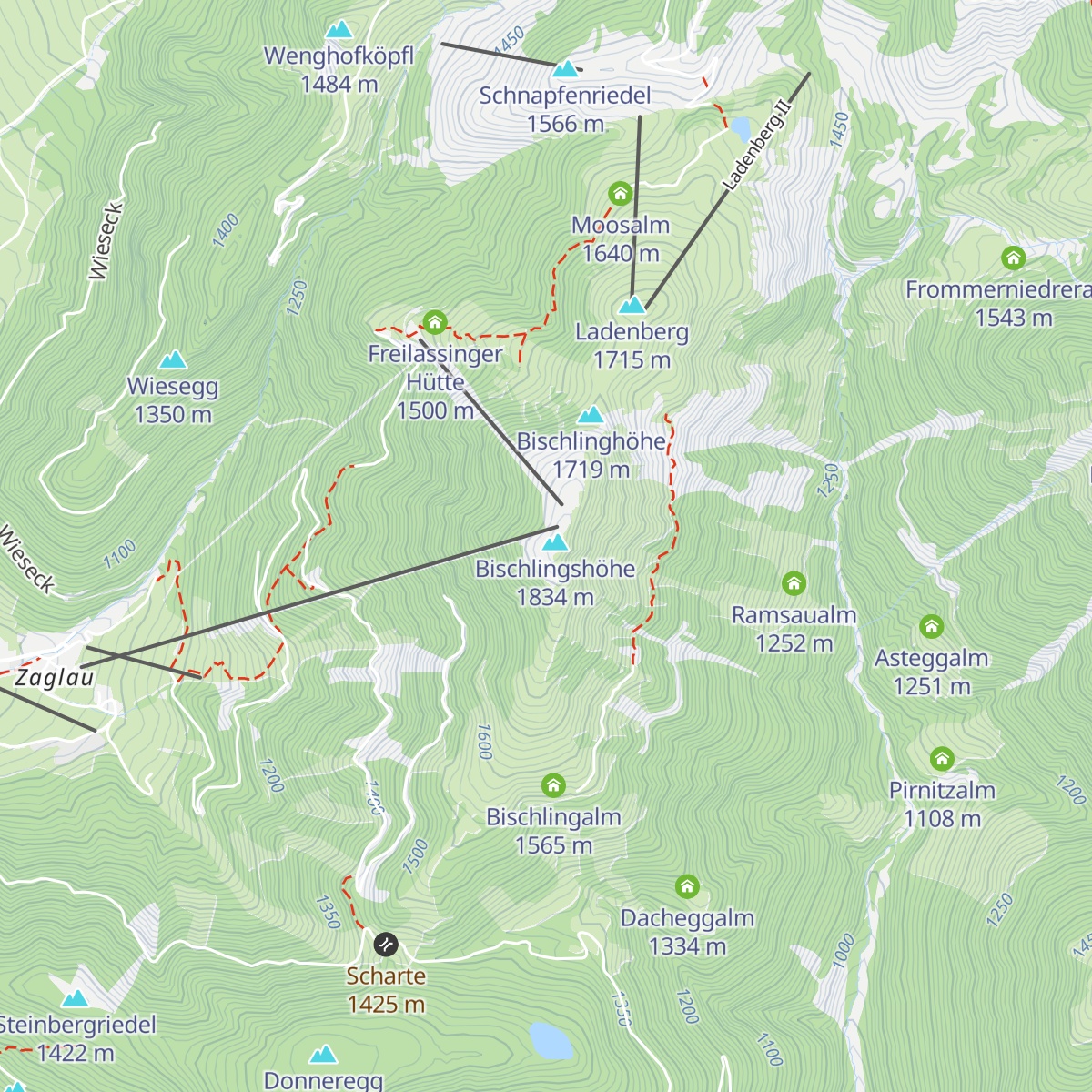 Pyramide map