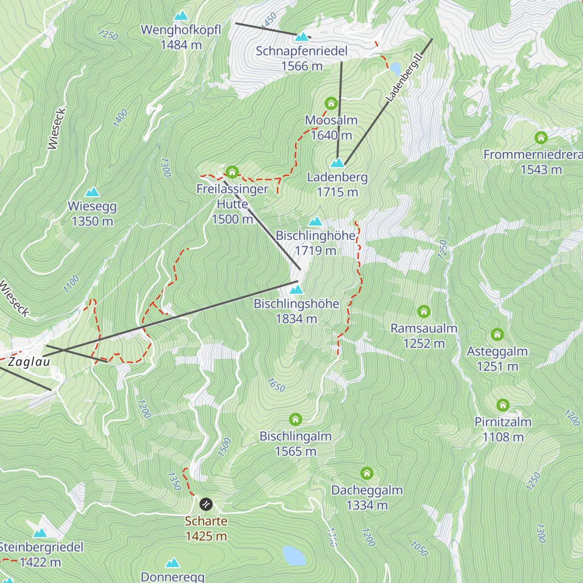 Pyramide map