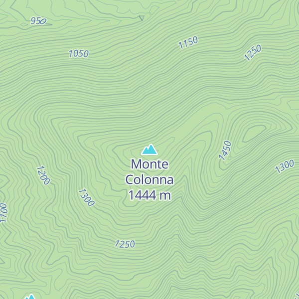 Map of Monte Colonna