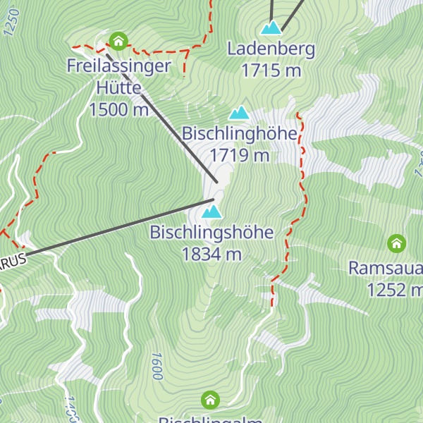 Map of Bischlingshöhe