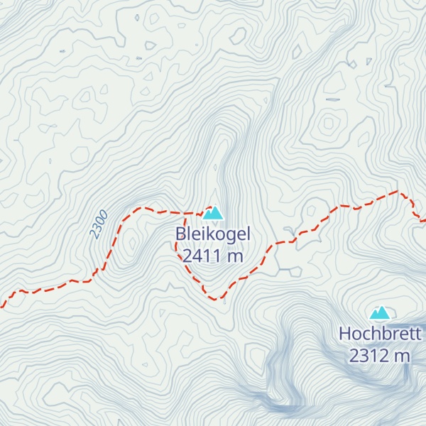 Map of Bleikogel