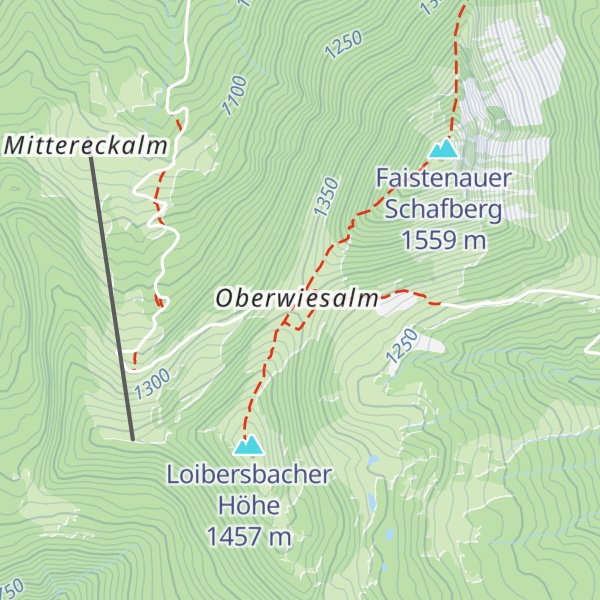 Map of Lanznhütte