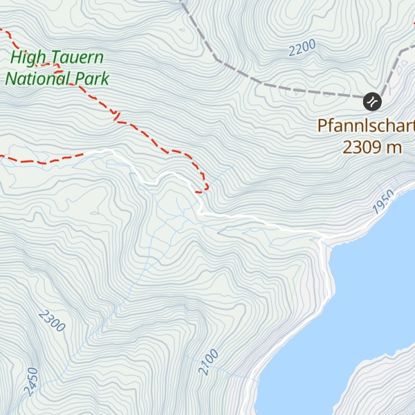 Map of Kleinelendhütte (Jagdhütte)