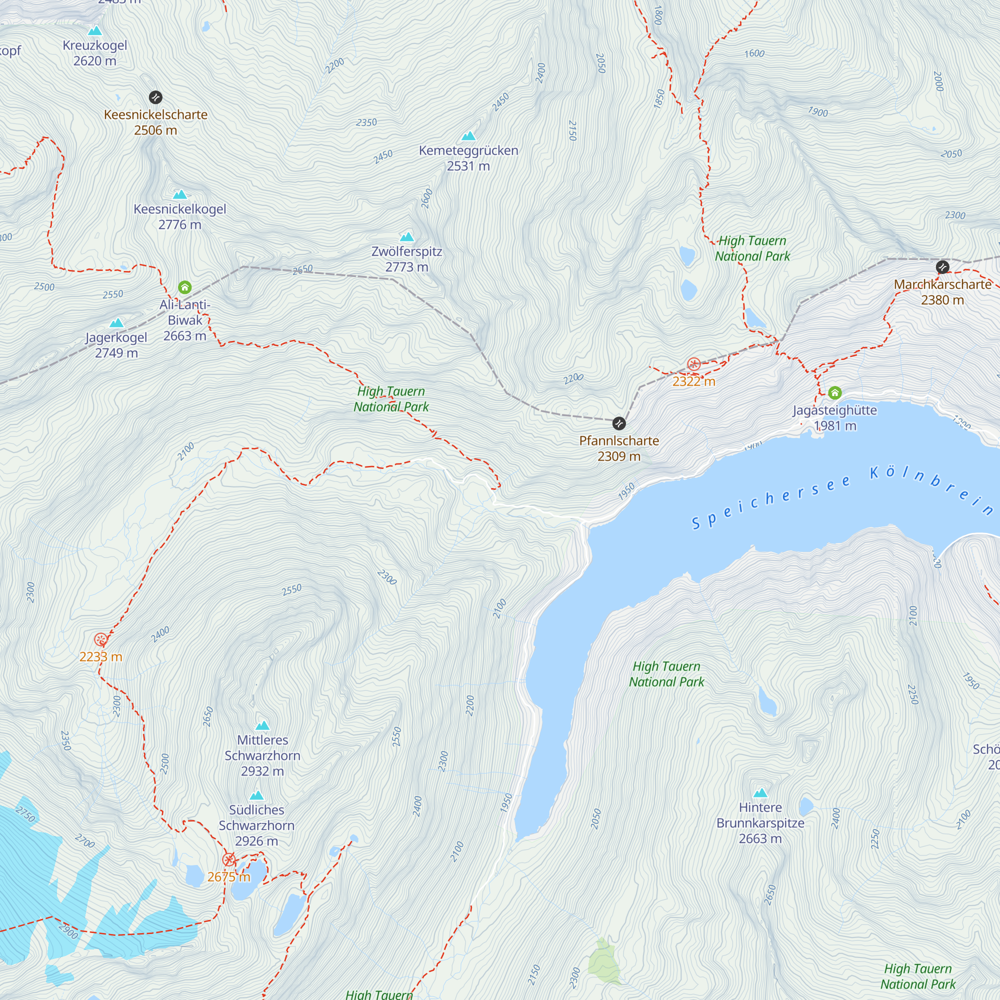 Kleinelendhütte (Jagdhütte) map