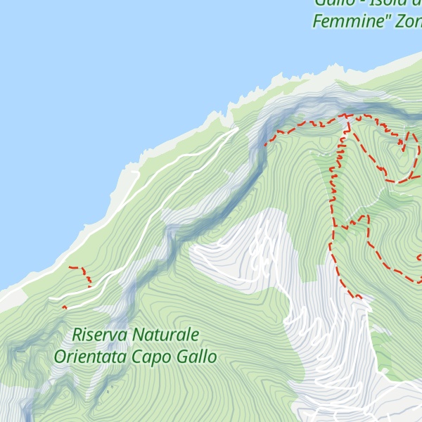 Map of Pizzo Sella