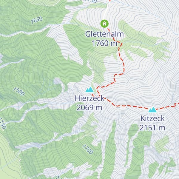 Map of Hierzeck