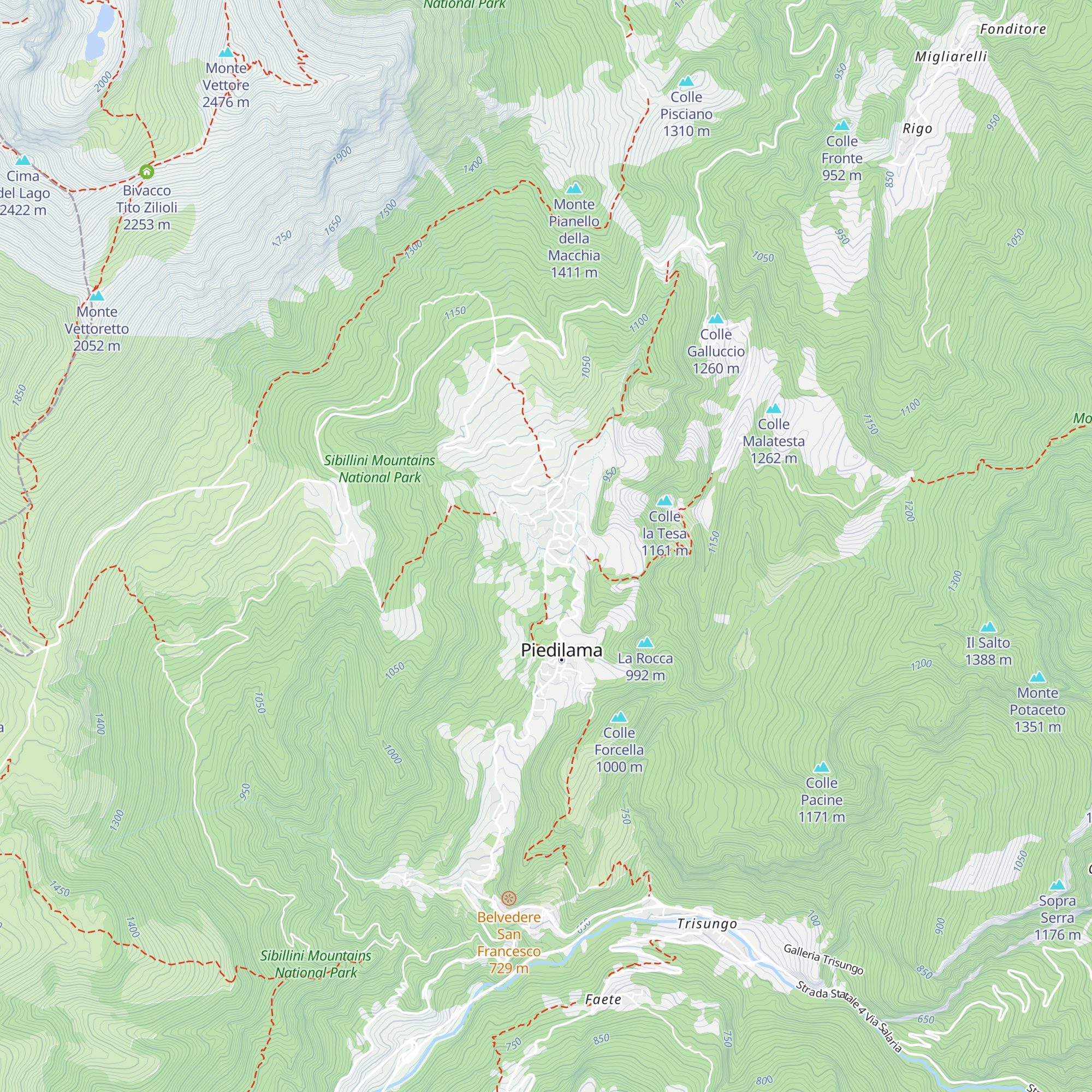 Rifugio Degli Alpini map