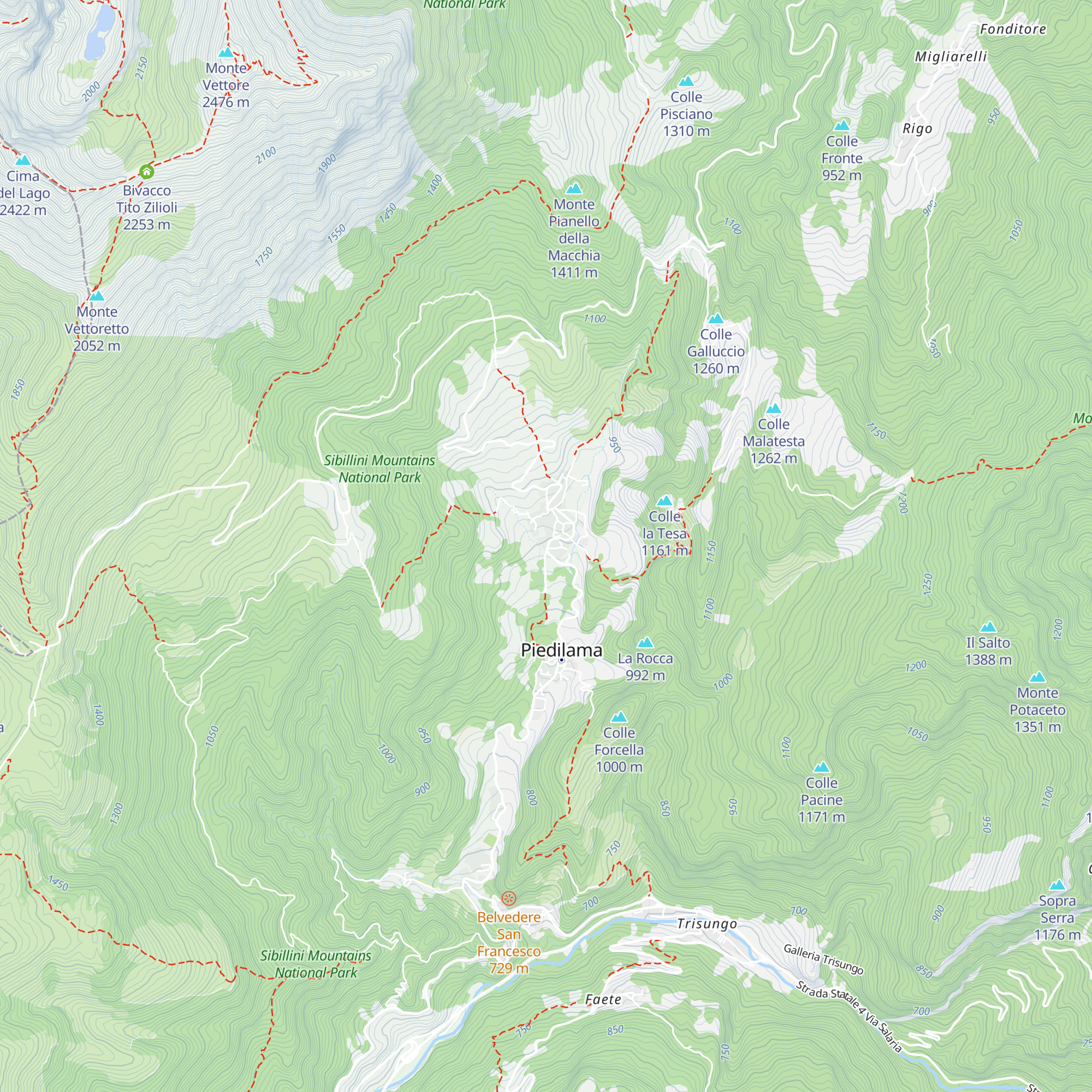 Rifugio Degli Alpini map