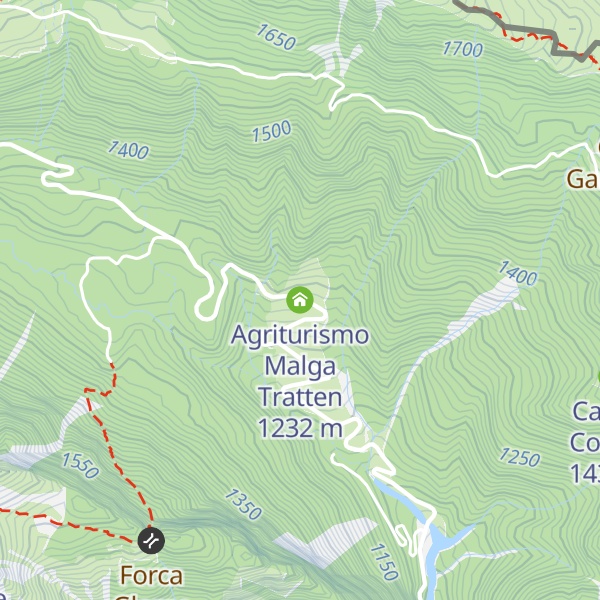 Map of Agriturismo Malga Tratten