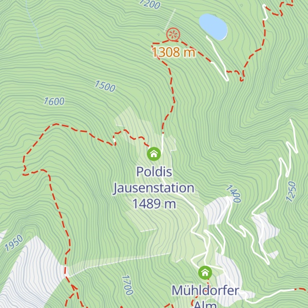 Map of Poldis Jausenstation