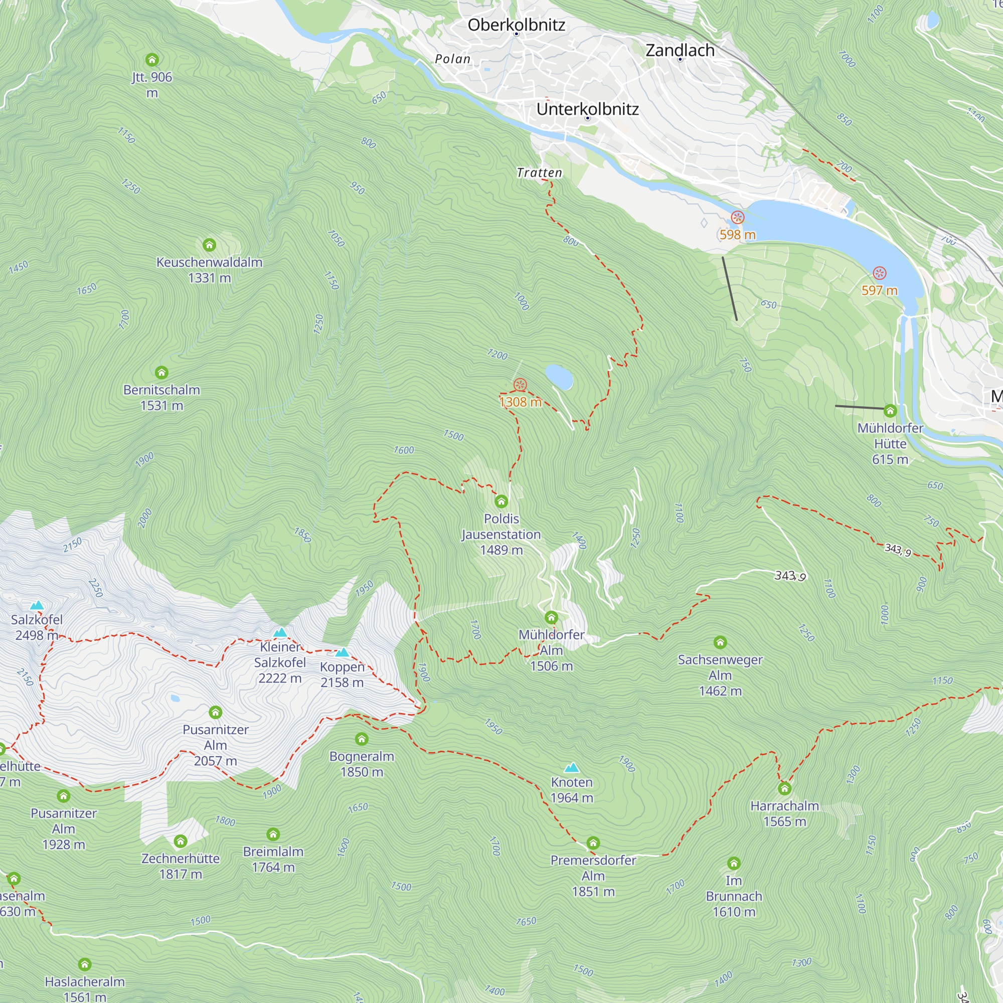 Poldis Jausenstation map