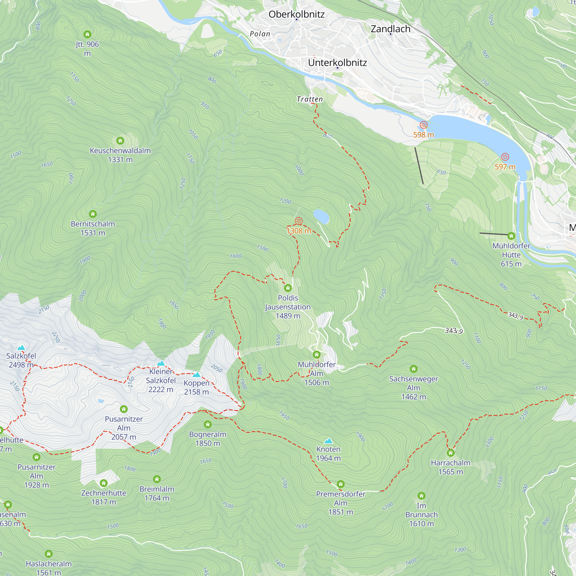 Poldis Jausenstation map