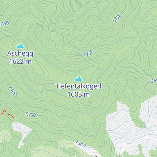 Map of Tiefentalkögerl