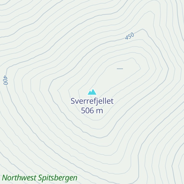 Map of Sverrefjellet