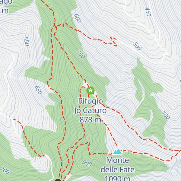 Map of Rifugio Jo Caturo
