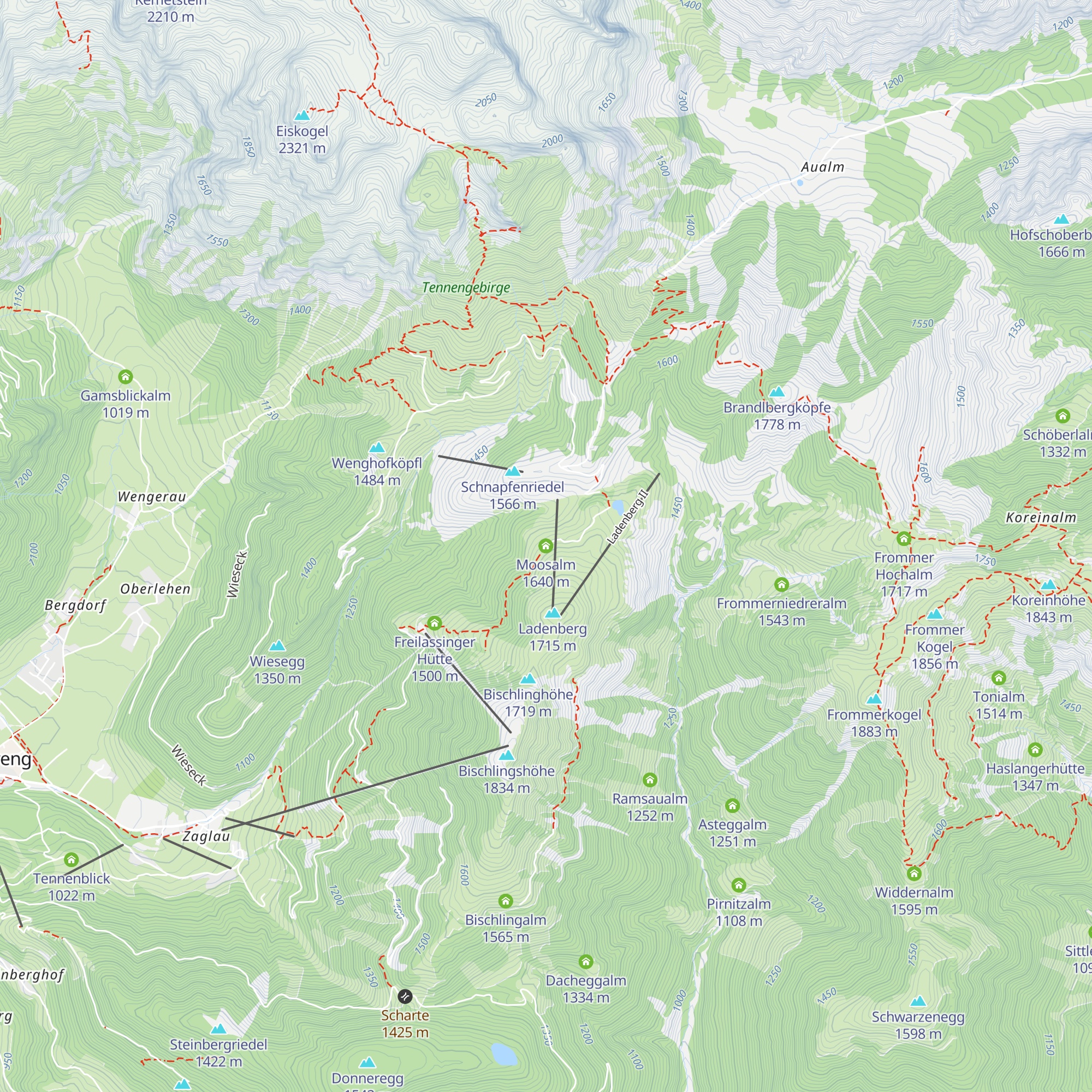 Moosalm map