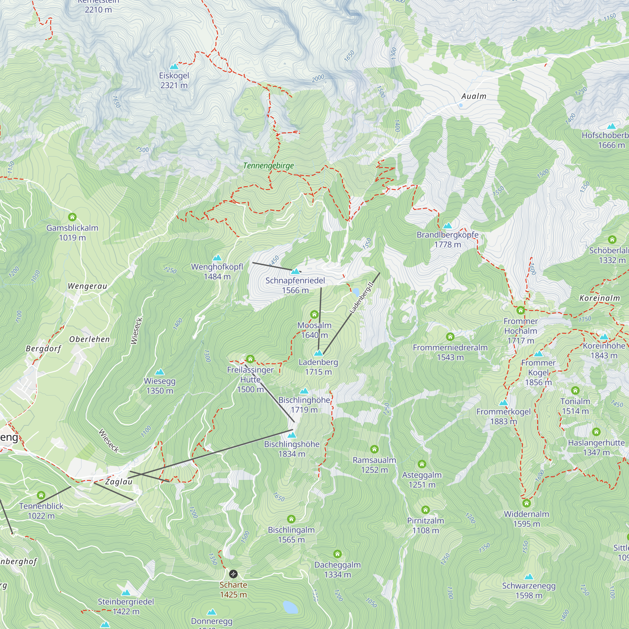 Moosalm map
