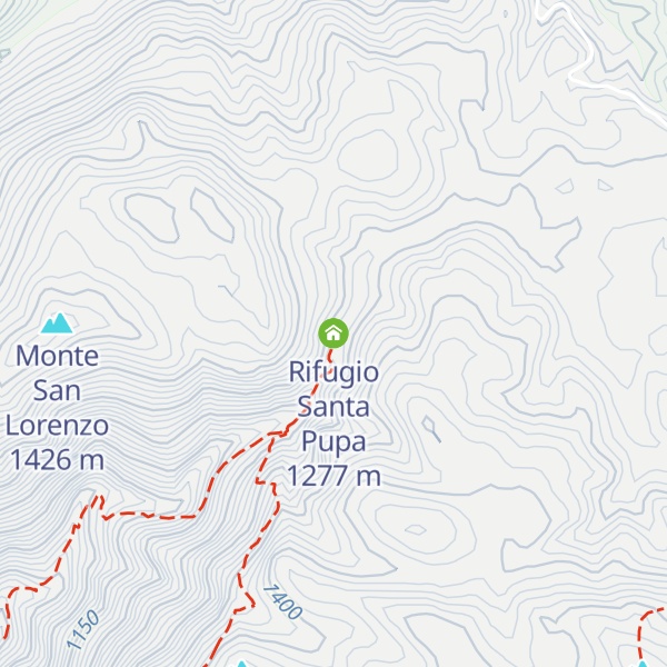 Map of Rifugio Santa Pupa