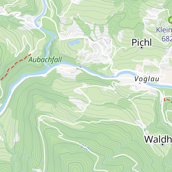 Map of Unterzerau