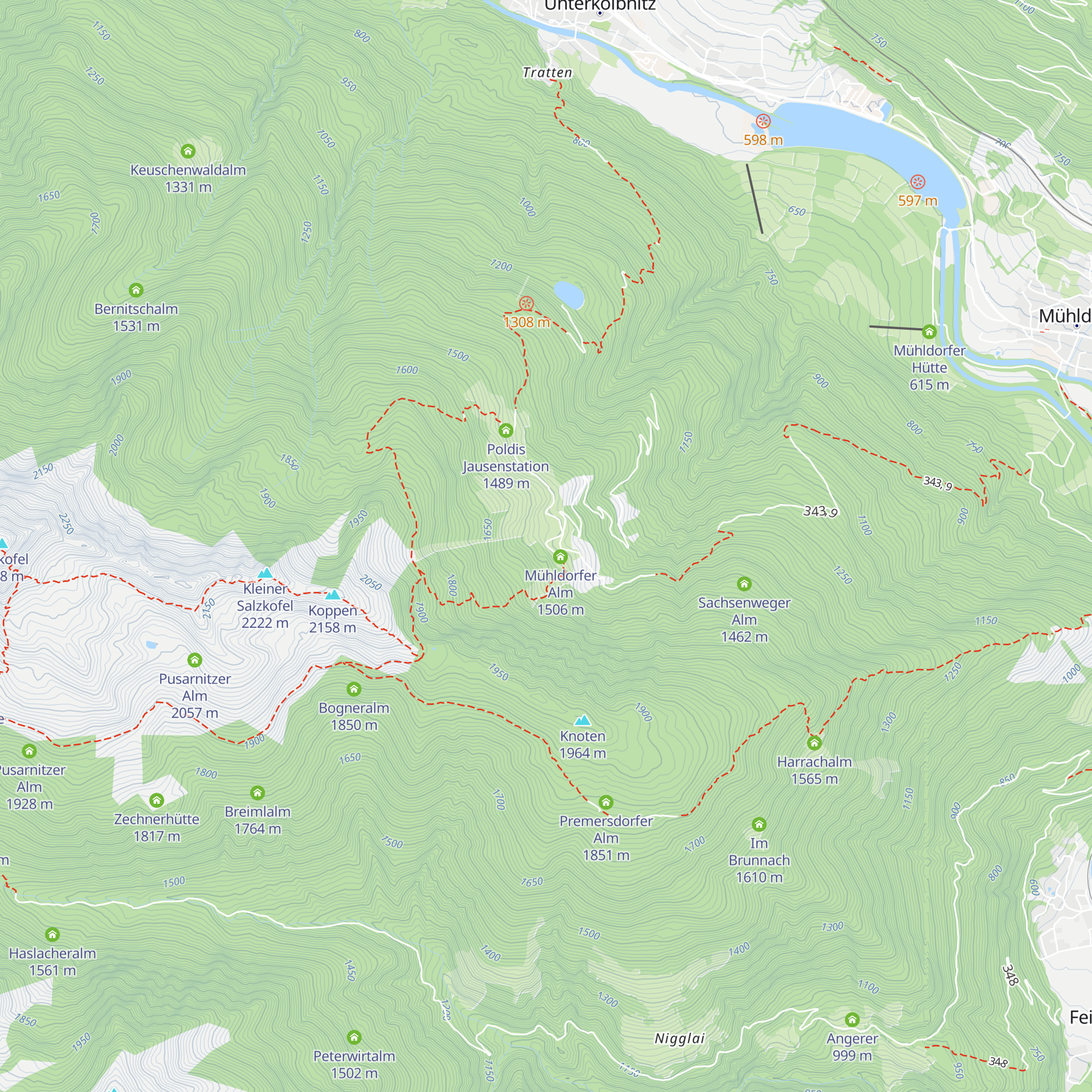 Klinghütte map