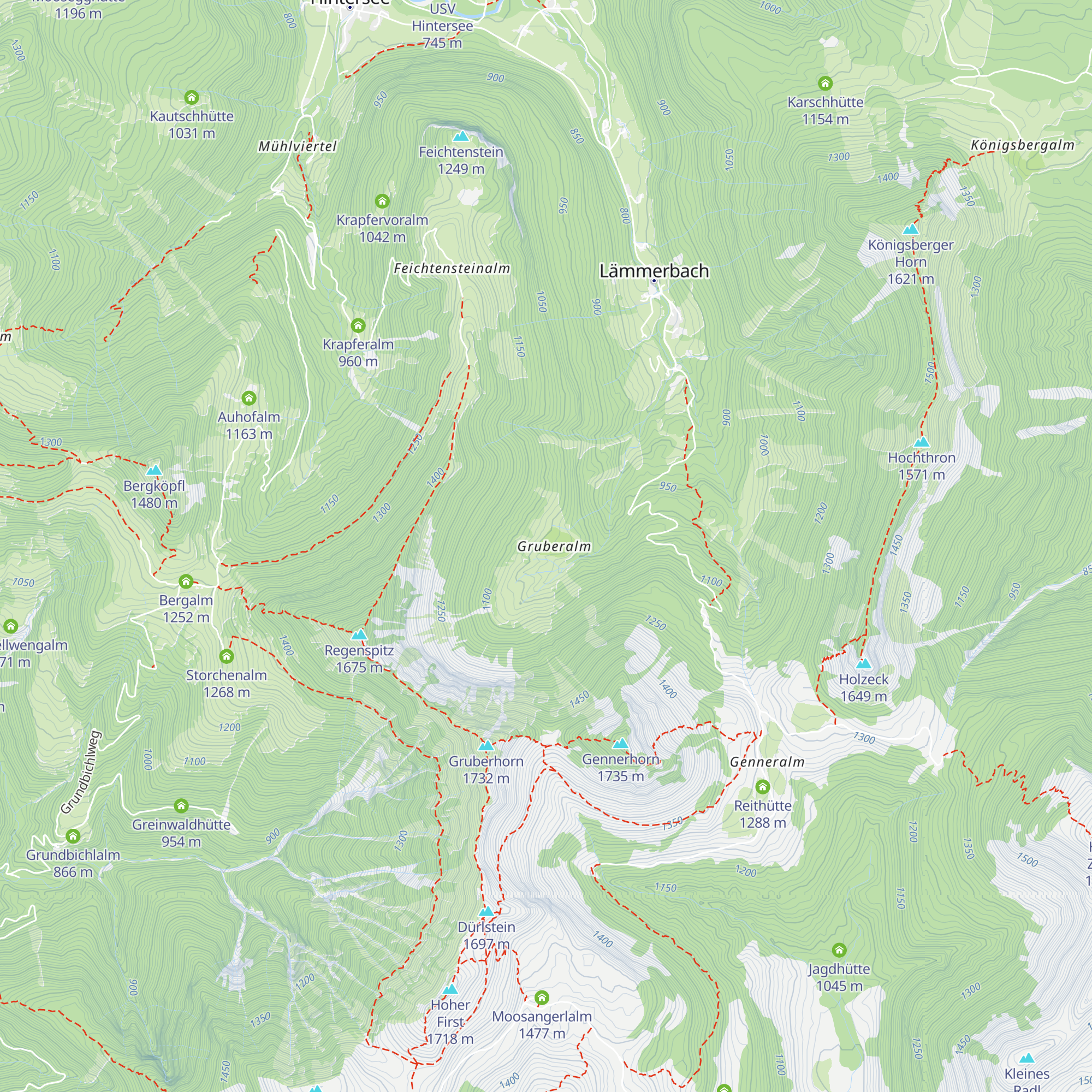 Mayerlehenhütte map