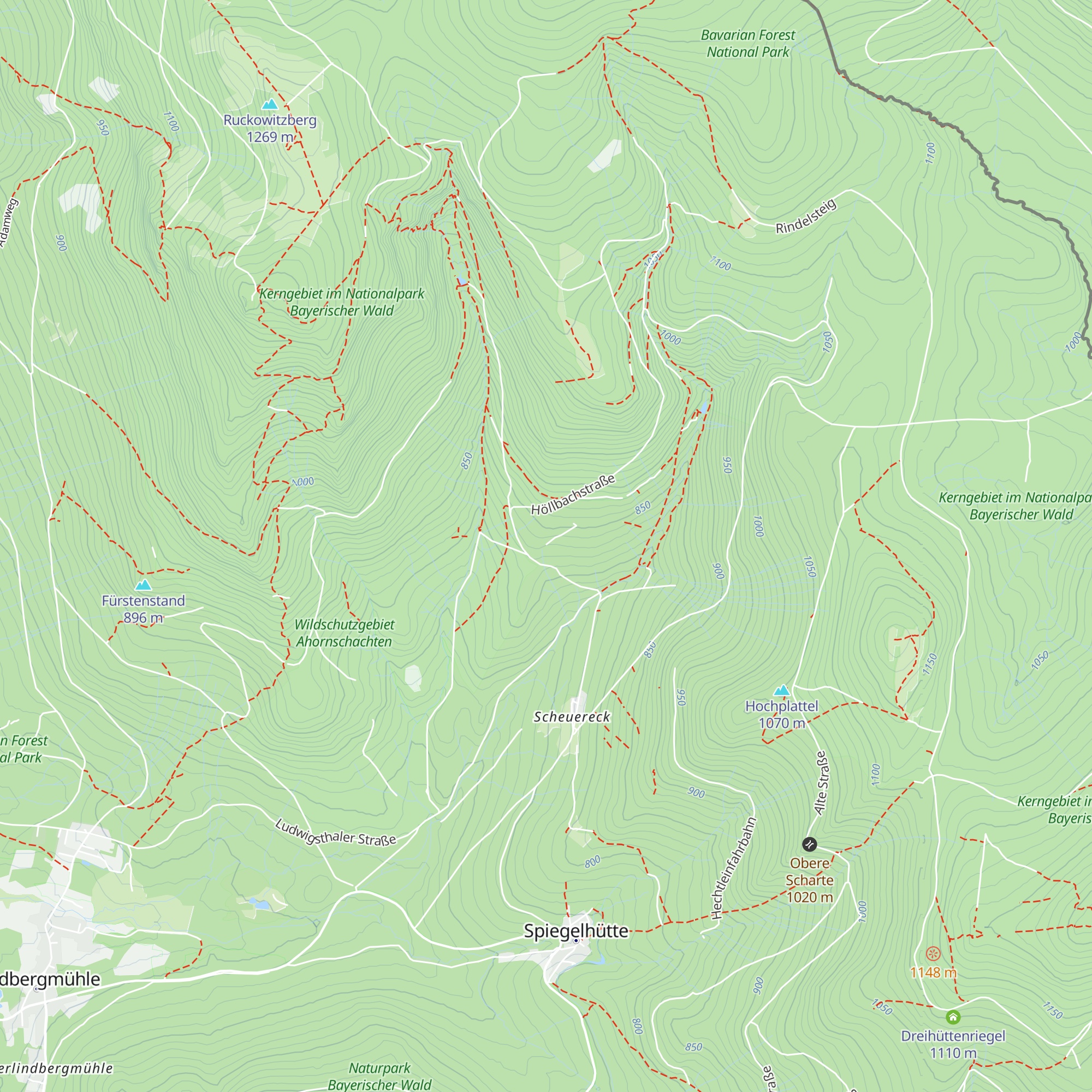 Nationalparkwacht-Hütte map