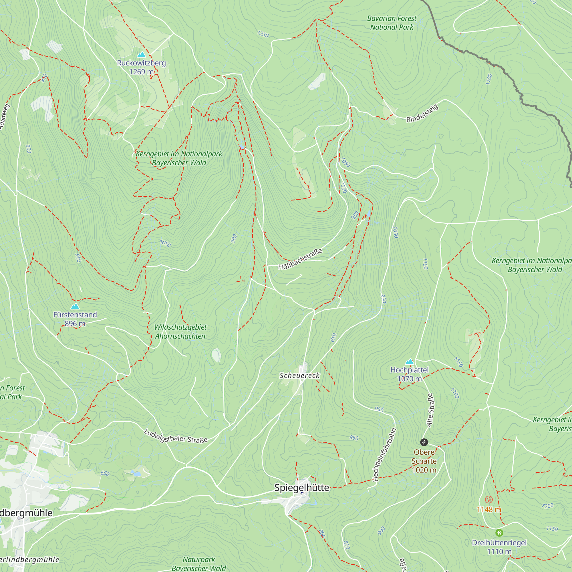 Nationalparkwacht-Hütte map