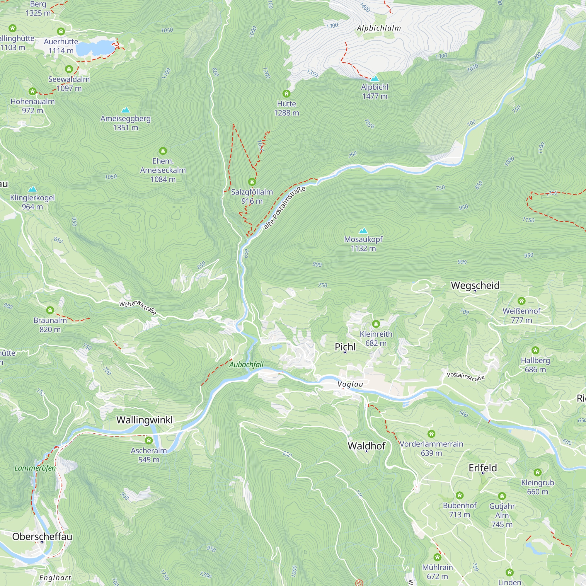 Oberlienbach map