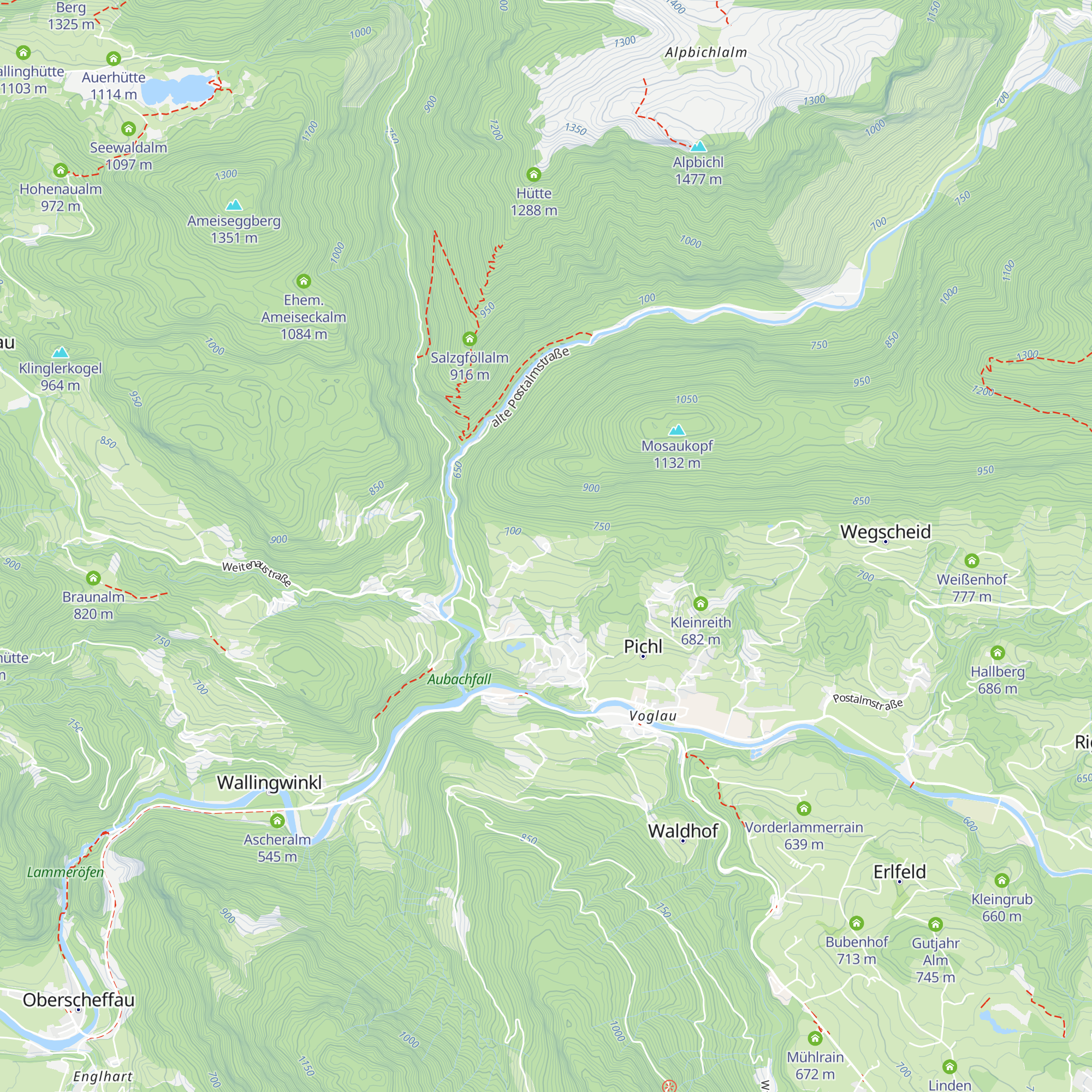 Oberlienbach map