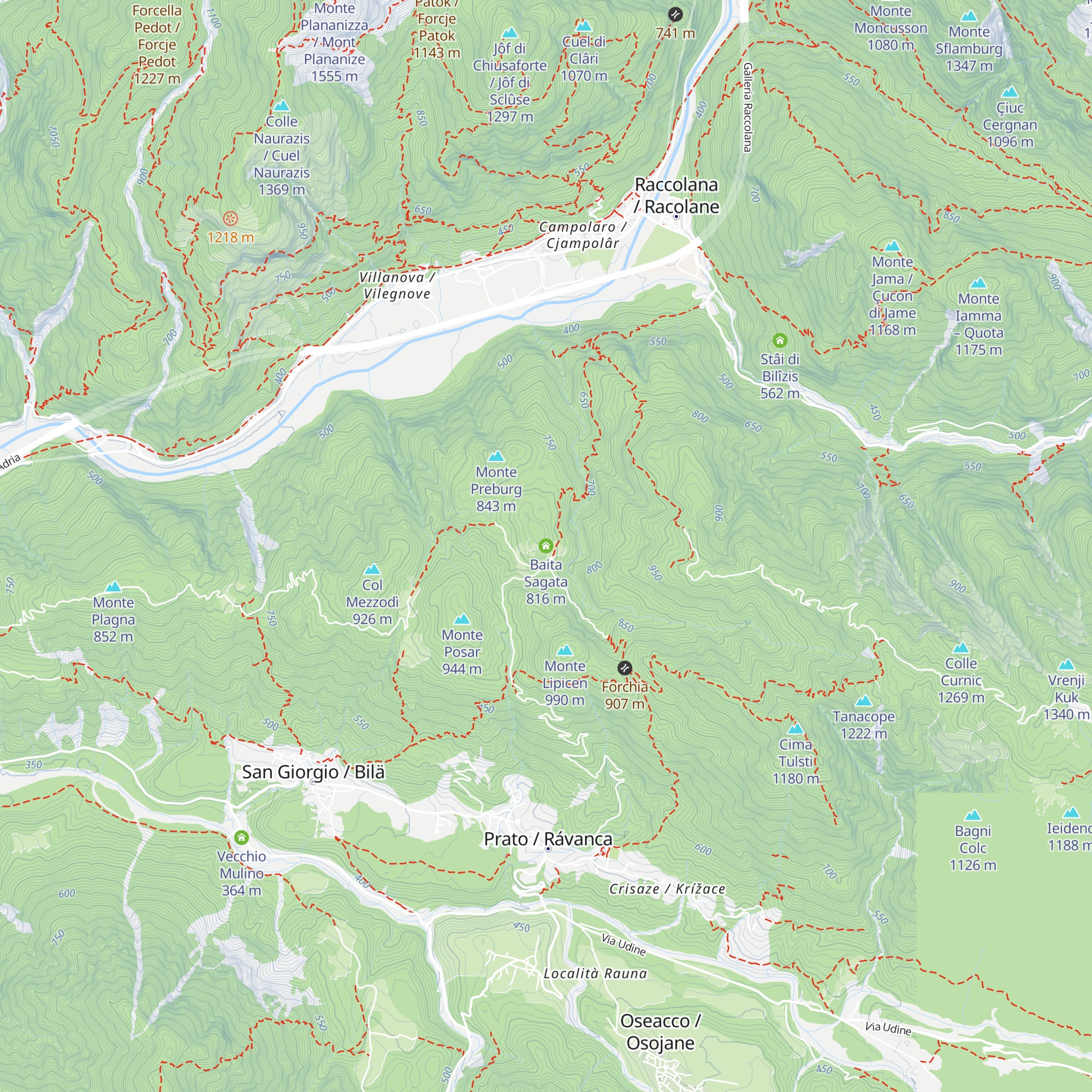 Baita Sagata map