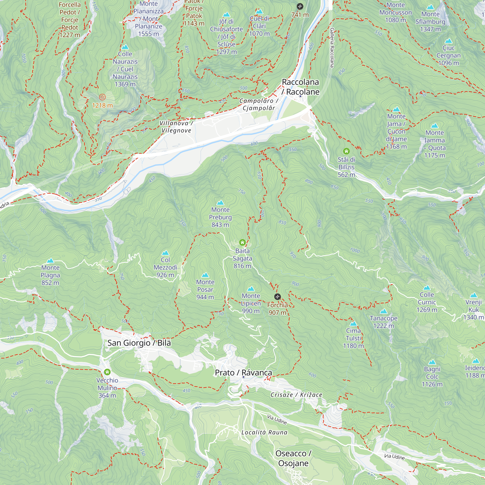 Baita Sagata map