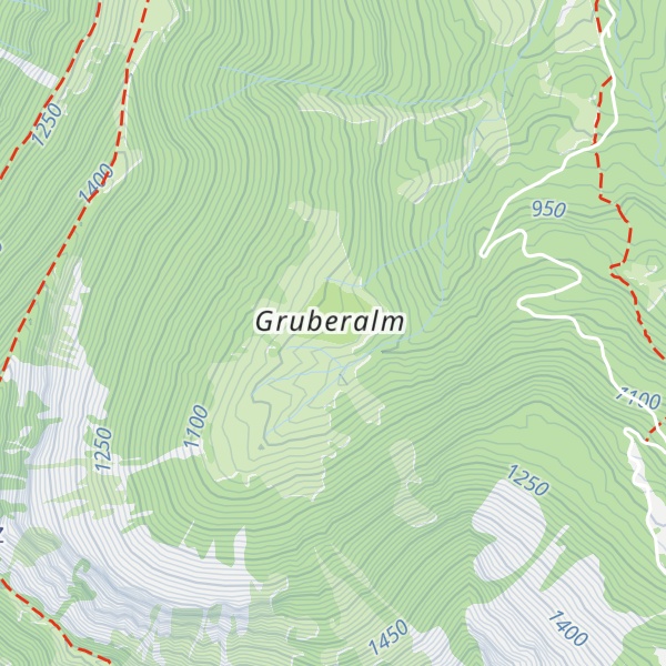 Map of Grubenbachhütte