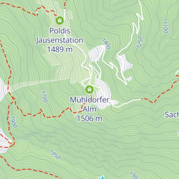 Map of Mühldorfer Alm