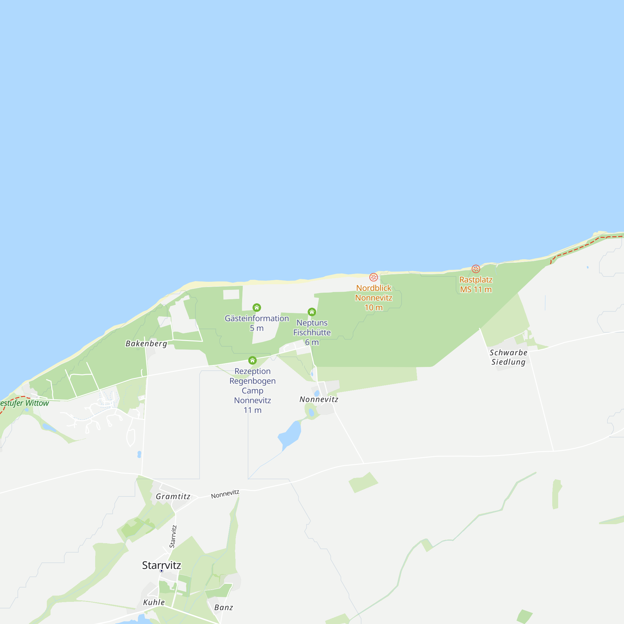 Neptuns Fischhütte map