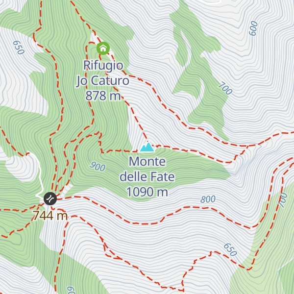 Map of Monte delle Fate
