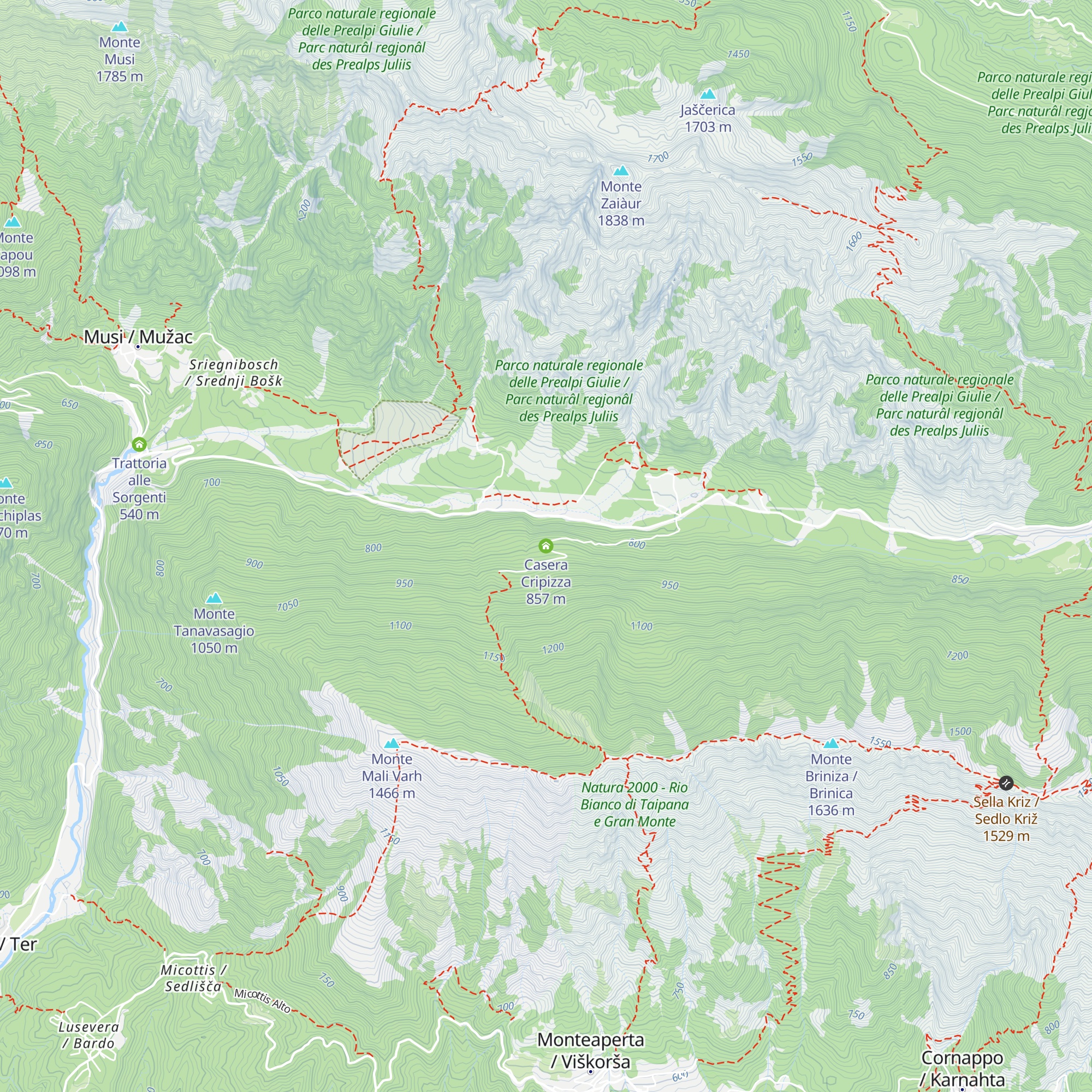 Casera Cripizza map