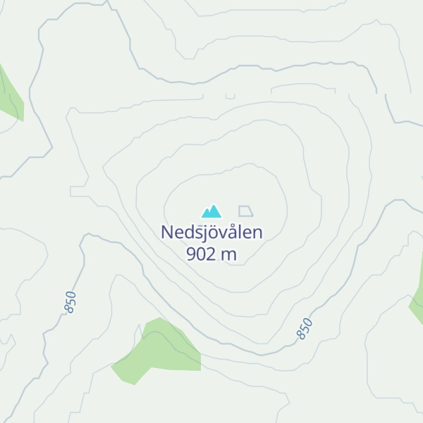 Map of Nedsjövålen