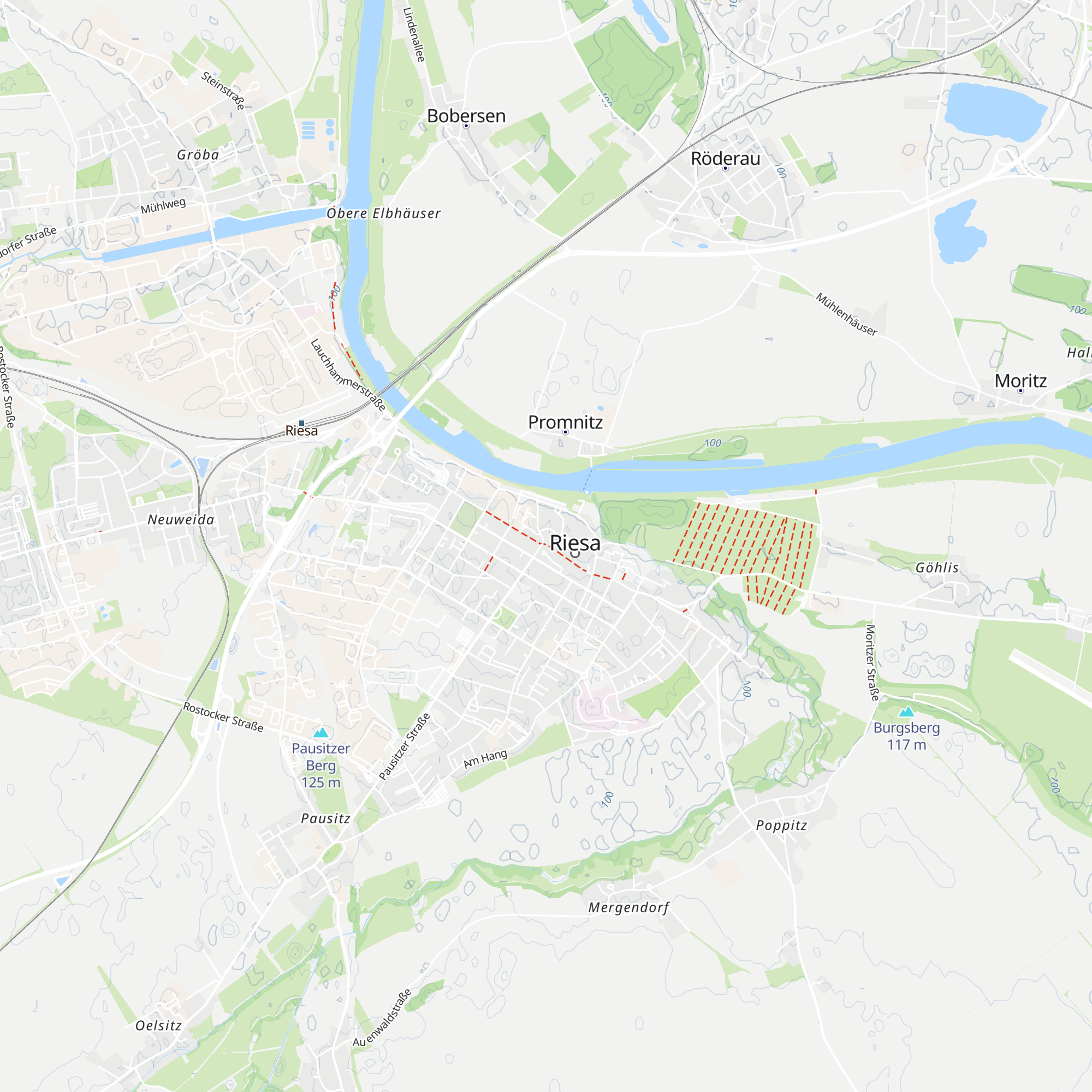 Riesa Information map