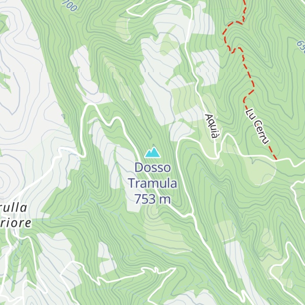 Map of Dosso Tramula