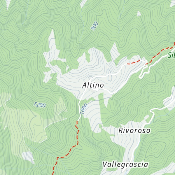 Map of Rifugio Altino