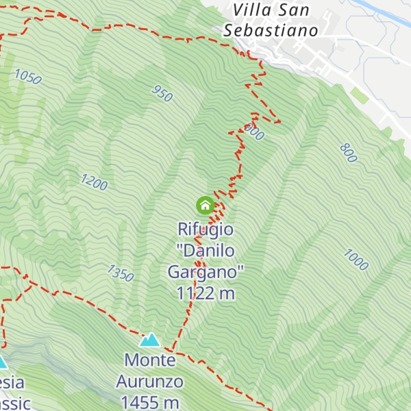 Map of Rifugio "Danilo Gargano"