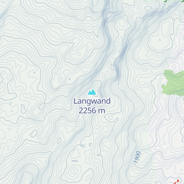 Map of Langwand