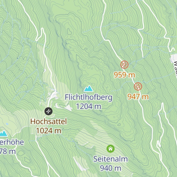 Map of Flichtlhofberg
